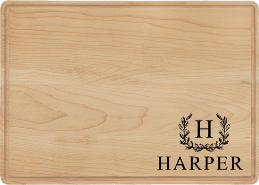 Personalized Maple Cutting Board