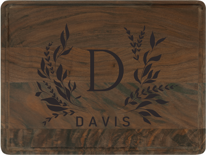 Personalized Walnut Cutting Board