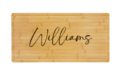 Personalized Bamboo Serving Board